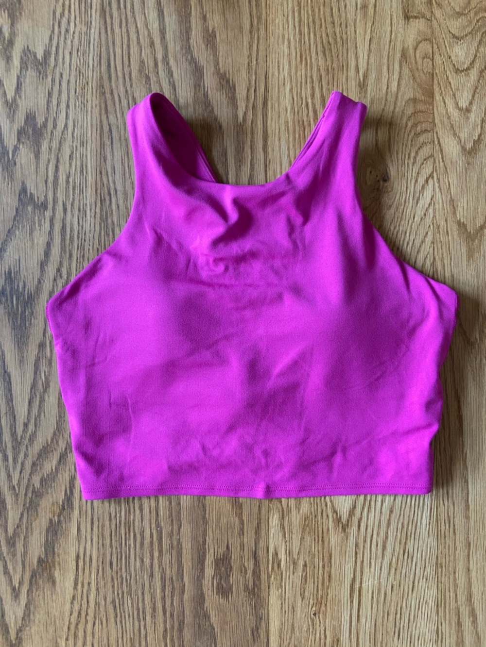 Athleta Bright Magenta Cropped Tank Top